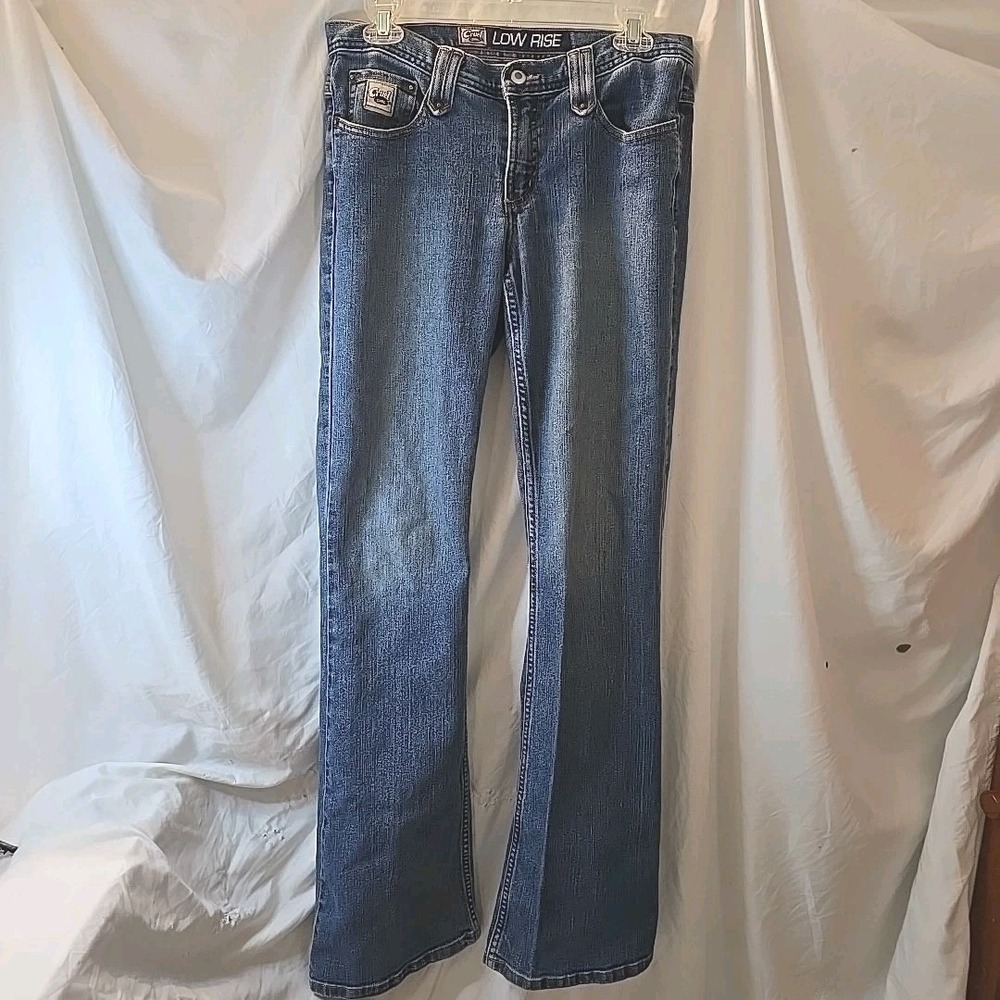 Cruel Girl Women's Size 07 XL Low Rise‎ Wide Leg Denim Jeans Rodeo Festival